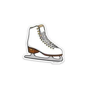 Blank Tag Co.® Ice Skate Waterproof Sticker