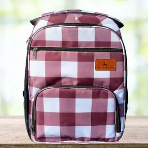 Maroon Buffalo Backpack Cooler
