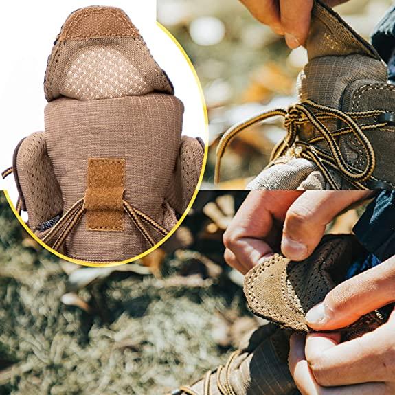 Men's 8" Steel Toe Tactical Boots, Outdoor Lightweight Coyote Military Boots for Hiking Work Combat Trekking Camping Shoes