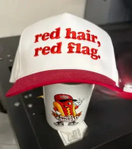 Red Hair, Red Flag 🚩🚩🚩 Funny Embroidered Hat