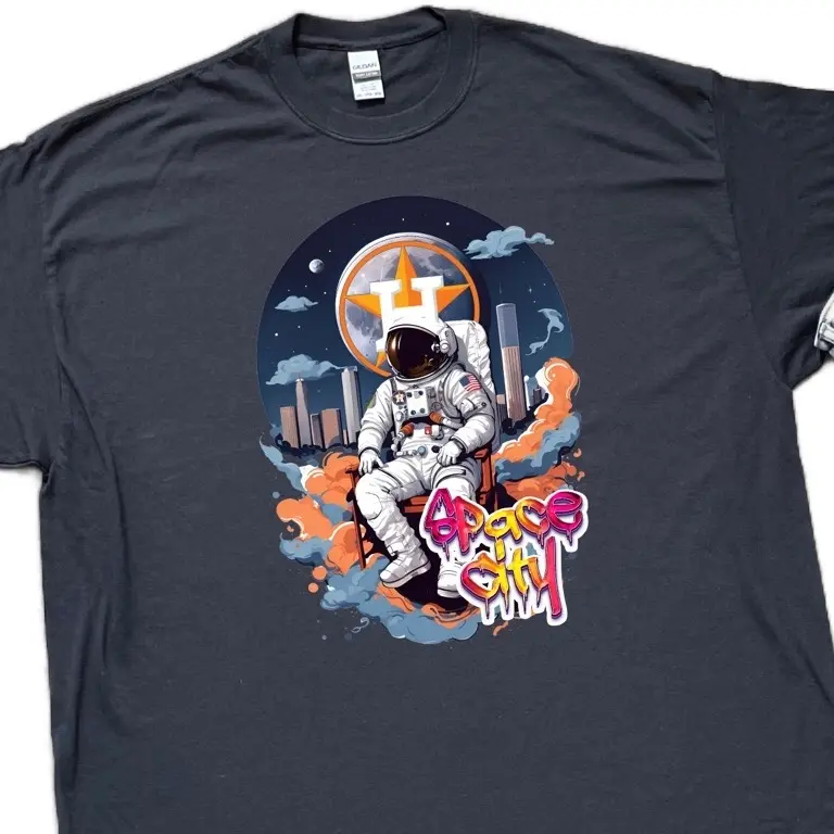 Space City Astro Shirt Cotton
