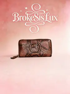 Pre-owned GUCCI Soho Zip Around Wallet