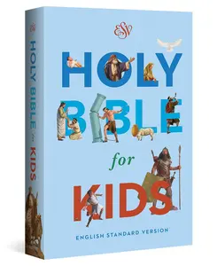 ESV Holy Bible for Kids, Economy Edition - Highly Affordable, Features 24 Illustrations & Kid-Friendly Explanations, Easy-to-Read Text book Visual Engaging