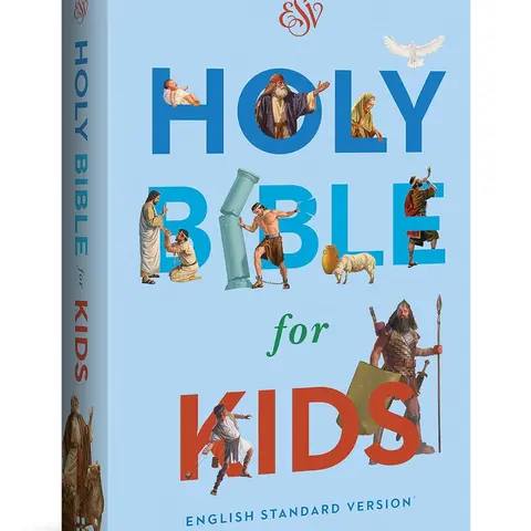 ESV Children's Bible - English Soft Cover Trade Paperback, Affordable, 24 Illustrations, Engaging & Fun Content, Kid-Friendly Explanations, Easy-to-Read Visuals (Religion & Philosophy Textbook)