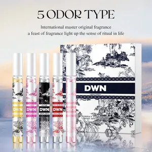 5 Pack 10ML Dwn Fragrance Spray Mist Gift Set, Multi-Scent Fabric Spray, Home Air Freshener, Portable Long-Lasting Refresher, Ideal Gift