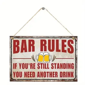 Interesting Signs, Vintage Bars, Wall Accessories, Family Bars, Decorative Signs And Plaques, Home And Kitchen Basements And Wine Cellar Underground Caves