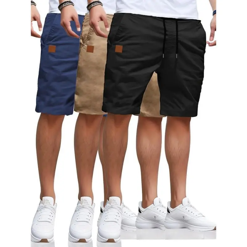3-PackMen'sDrawstringShorts,SummerOutdoorBeachGolfCasualSolidColorRegularFit,WithPockets,WovenFabric,SlightlyStretchy,160g/m2-Black,Khaki,OliveGreenMen'sLongPantsMen'sLongPantsGift 3-PackMen'sDrawstringShorts,SummerOutdoorBeachGolfCasualSolidColorRegularFit,WithPockets,WovenFabric,SlightlyStretchy,160g/m2-Black,Khaki,OliveGreenMen'sLongPantsMen'sLongPantsGift