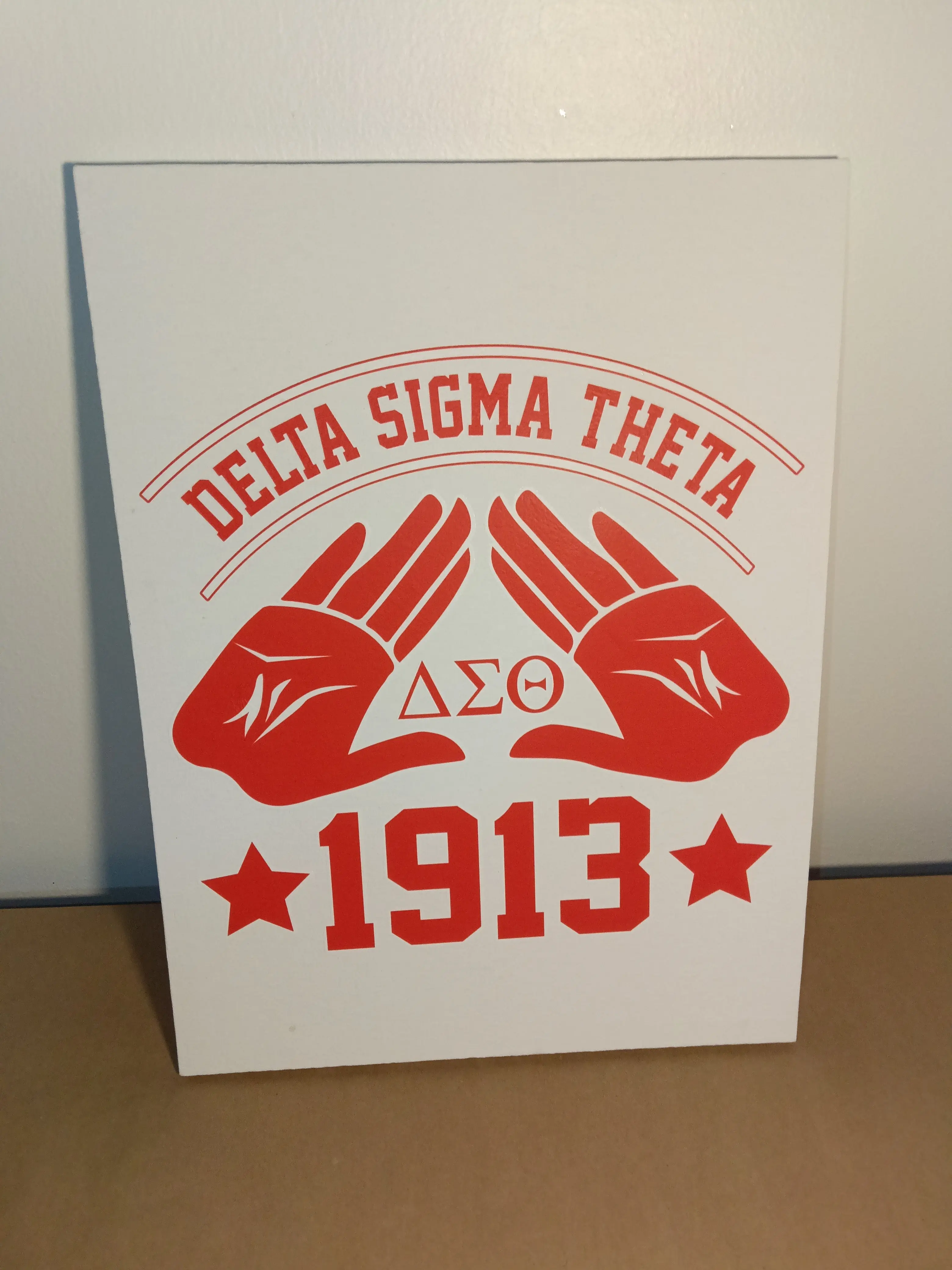 Delta Sigma Theta 1913 Bedazzle Canvas