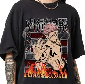 [Sale up to 30%] Ryomen Sukuna Jujutsu Kaisen Anime Manga Lovers Shirt, Graphic Japanese Vintage Special Anime T-shirt, Fan Gifts