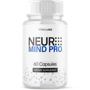 (1 Pack) Neuro Mind Pro Nootropic Natural Brain Formula Supplement 60 Capsules