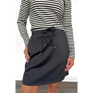 ALB Custom Women's Black Drawstring Skort *Two Lengths*