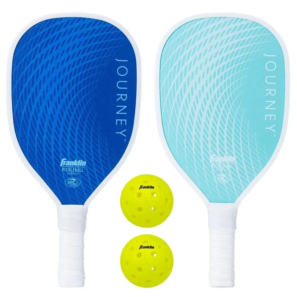 2 Player Journey Paddle Ball Set - Navy/Turquoise
