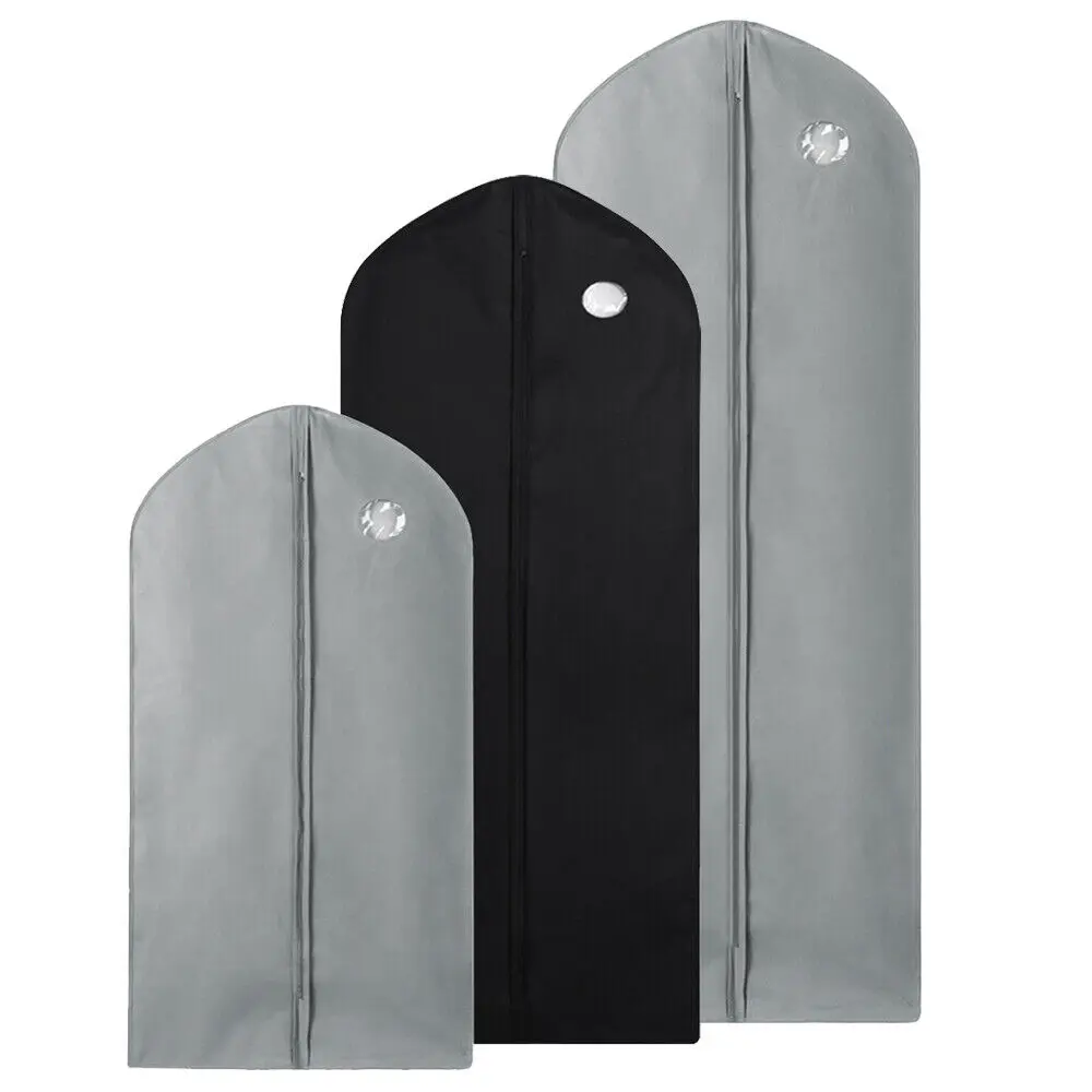 1/5 Garment Bag Suit Storage Cover Dress Clothes Coat Dustproof Protector Travel