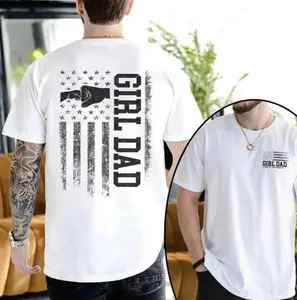 Girl Dad T-shirt, Proud Dad Of Girl Shirt, Father's Day Gift From Daughter, Gift For Dad, Dad Tee, Father's Day Shirt, 100% Cotton Shirt, Full Colors, Full Sizes