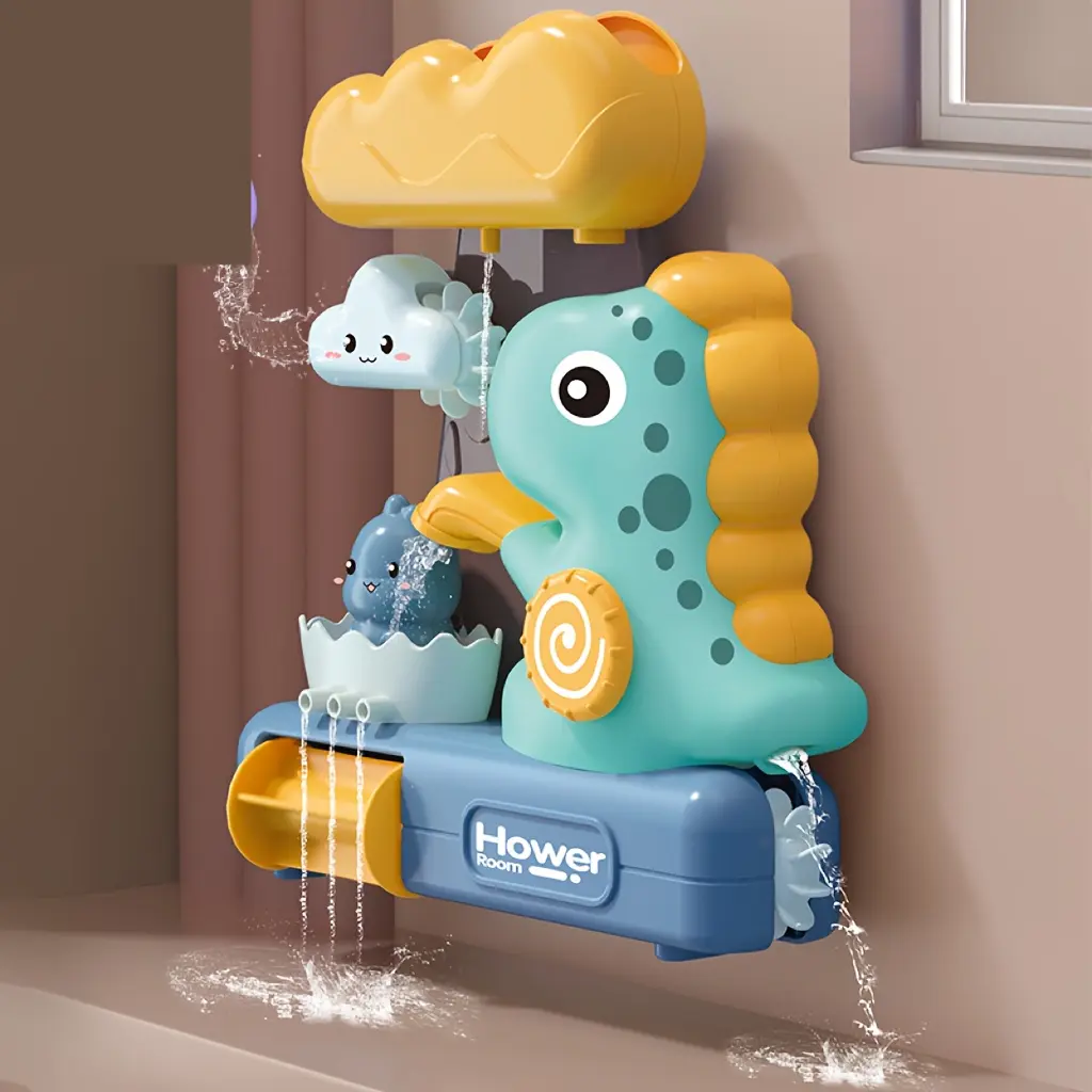 Cartoon Dinosaur Shape Bathroom Toys, Rotating Toys, Bathroom Toys, Christmas Gifts, Halloween, Thanksgiving Day, B, Gift Toys.
