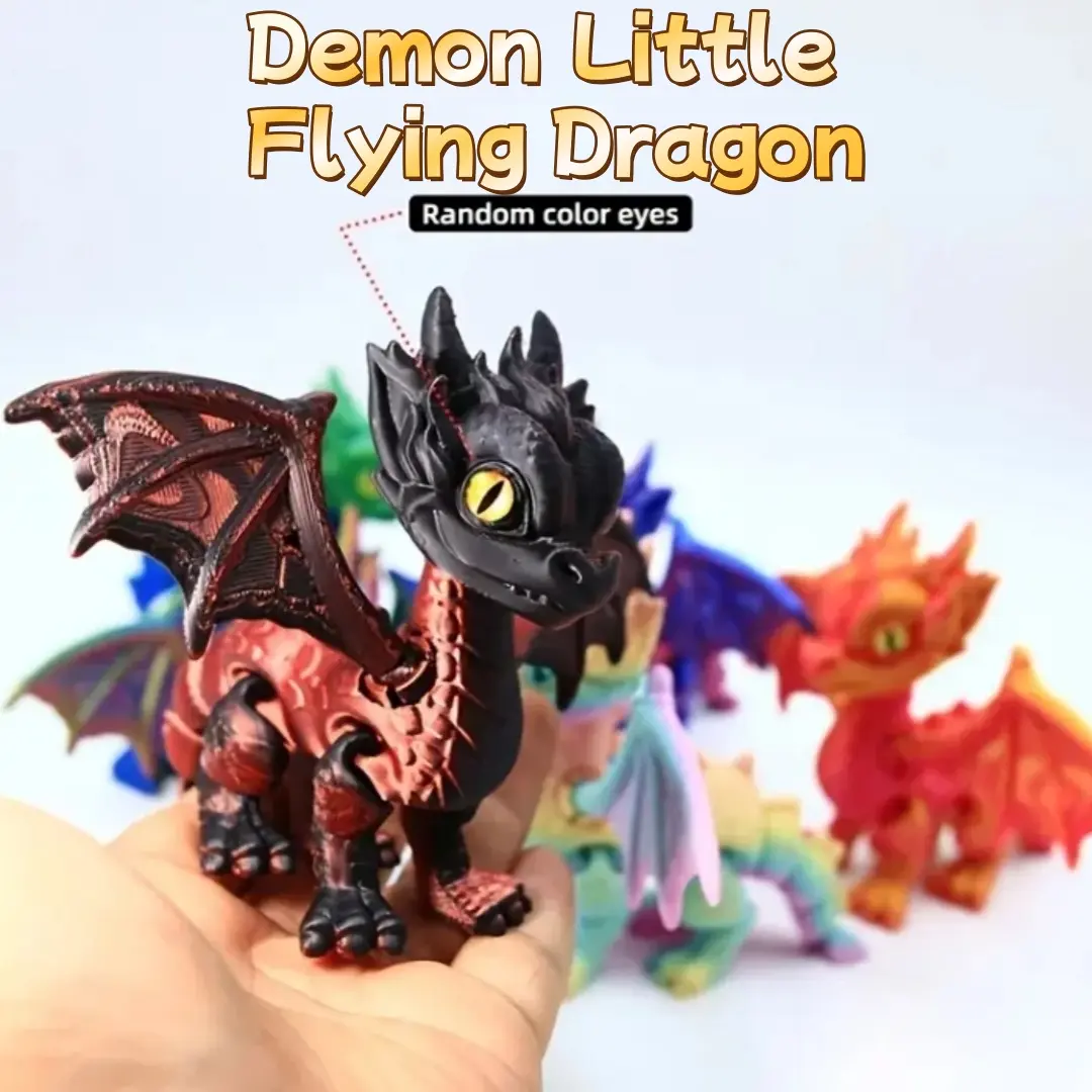 3D Printed Demon Dragon Statue, Unique Home Decor Figurine, Artistic Gift for Fantasy Lovers and Collectors, Decorative Collectible Figurines, Collectible Figure Decor