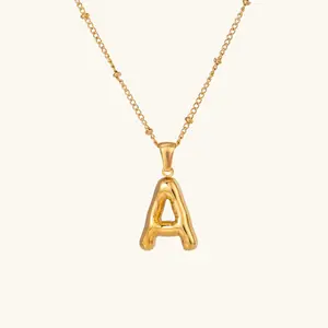 Bubble Letter Necklace