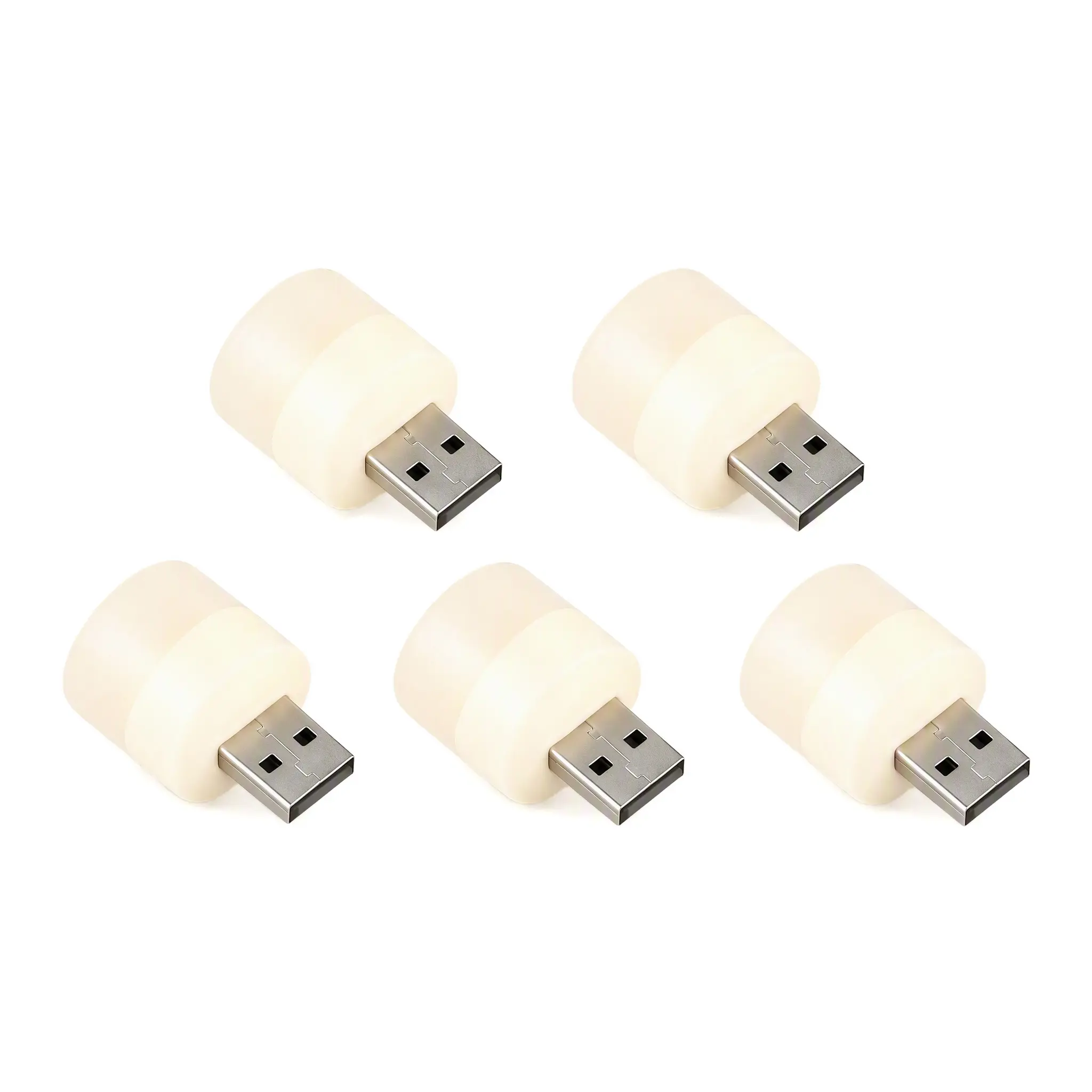 Mini USB LED Plug-in Night Light, Energy Saving Soft Eye-Care Glow Lamp, Plug & Play Ambient Light for Bedroom Dorm Bathroom Power Bank Laptop USB Port, Low Voltage Safe LED Lamp for Kids Sleep Stair Cabinet Night Lighting