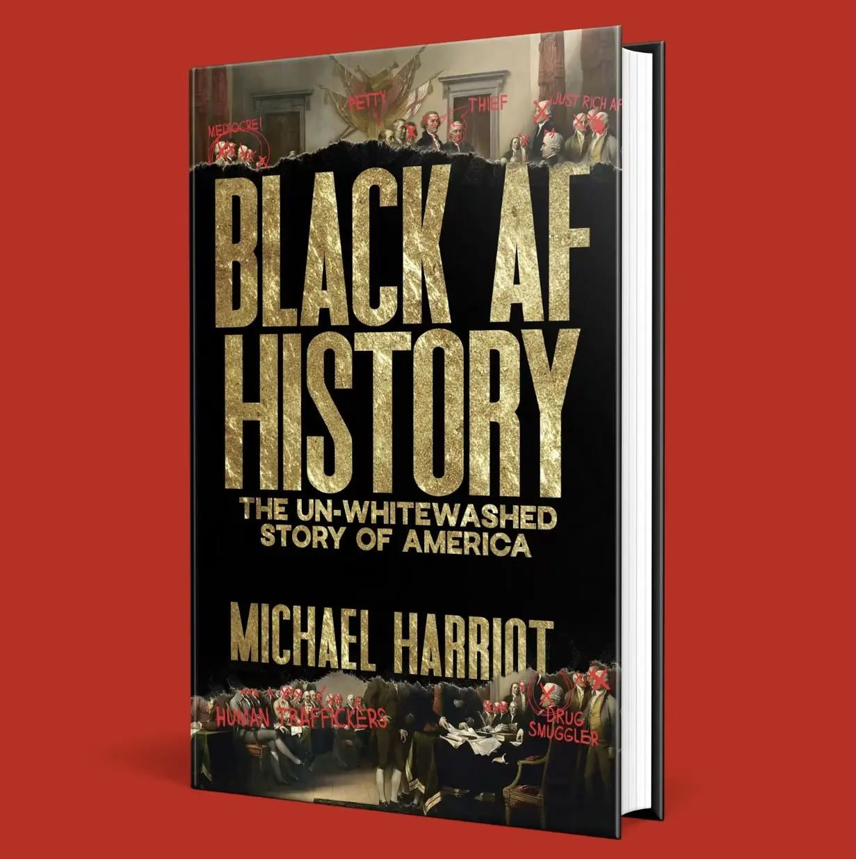 Black AF History Book: The Un-Whitewashed Story of America, Black American History Book, Anti-Racist & Critical Race Reading paperback