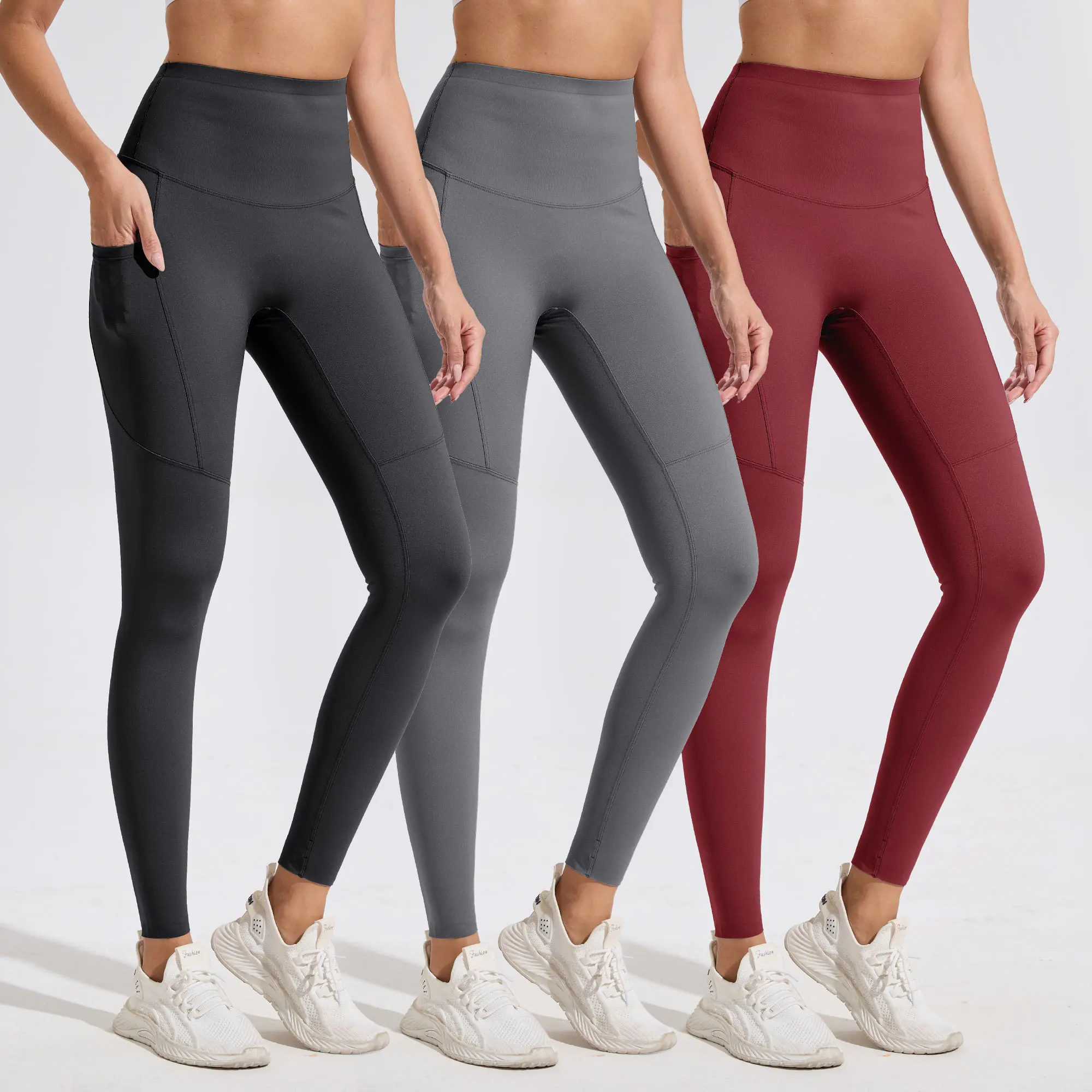 BLACK+DEEP GREY+WINE[Size up recommended]