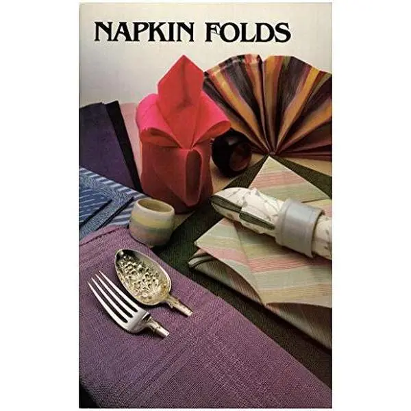 Used Copy - Napkin Folds (Napkin Folding Guide) by Irena Chalmers, 1984 Edition, Softcover, English Language, English Or Spanish