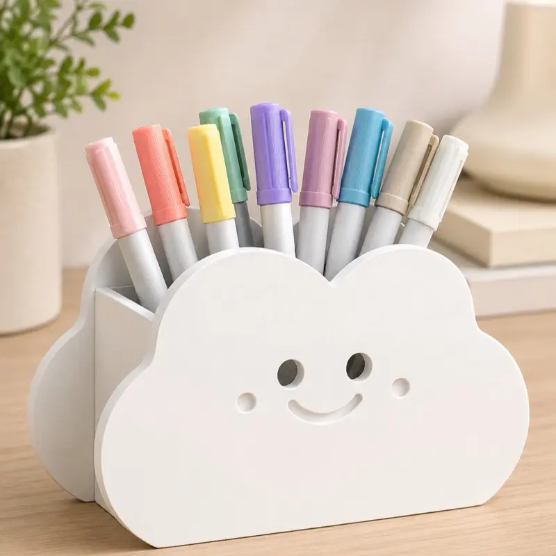 Cute Cloud Pencil Holder