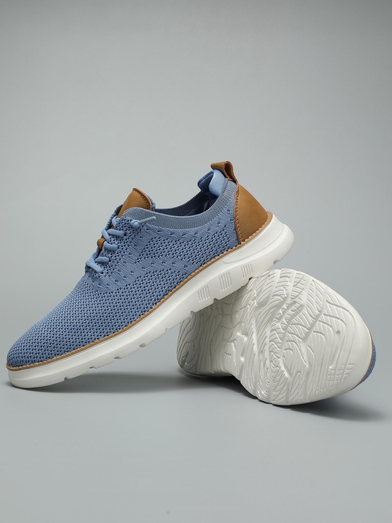 Mens Casual Dress Oxfords Shoes Fashion Mesh BusinessWalking Work Slip on Sneakers Comfortable LightweightSoft Sole Red Boy Running Closed Trainer Footwear Runner Training Athletic Training