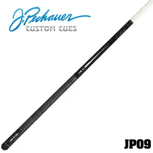 McDermott Cues J Pechauer JP09 Billiards Cue - Pro Taper, Figured Maple Wood, Irish Linen, Flat Faced, .850 Speed Joint