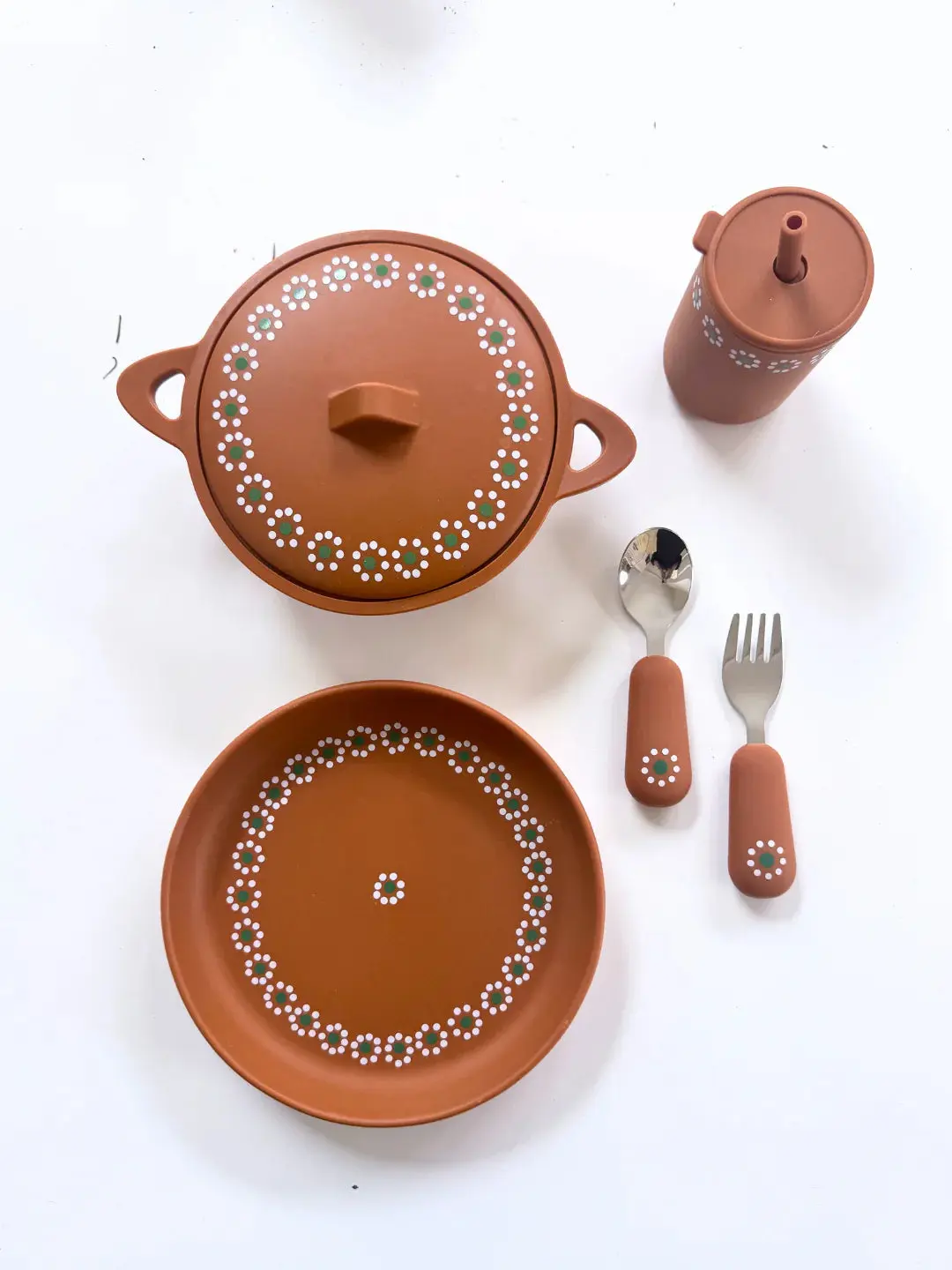 The Barro Feeding Set — NEW DESIGN — 5-Piece Silicone Suction Baby Meal Set | In Stock Now