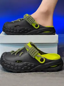 Men's Eva Sandals with Laces, Soft and Comfortable, Multicolor Fashion Trendy, Summer Bestseller, DIY Shoe Laces, Outdoor Indoor Slippers