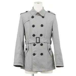 Pre-owned BURBERRY Cotton Small Leather Goods Black Label Blend Trench Coat