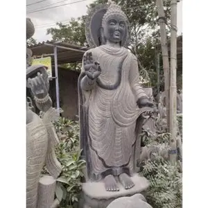 PRE ORDER Buddha Garden Statue Handcarved Budha Granite Stone Zen