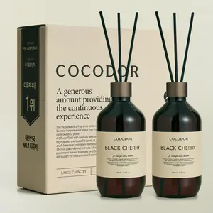 COCODOR Premium Reed Diffuser Set / 16.9 oz / 1 Pack & 2 Pack / Home Fragrance Diffuser, Oil Scent Diffuser for Bathroom Shelf Décor
