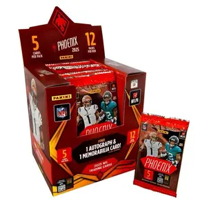 PANINI 2025 NFL Phoenix Preferred Hobby Box with 1 Autograph & 1 Memorabilia Card 5 Cards per Pack Official NFL Trading Cards for Collectors