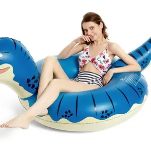 Inflatable Dinosaur Pool Float Tube for Boys Girls Adults 93'' T-Rex Floatie Summer Beach Swimming Pool Inflatables T-Rex Ride on Party Pool Raft Lounge Kids Tyrannosaurus Rex Dinosaur Toys