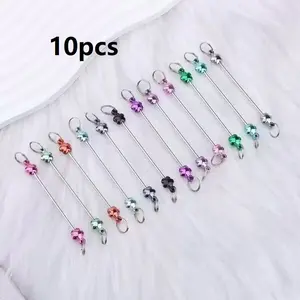 10 Piece Flower Bead Rod Set, Bead Making Kit, DIY Keychain Pendant Making Materials, Handmade Jewelry Supplies, Decorative Accessories, Charm Accessory, Gift Ideas