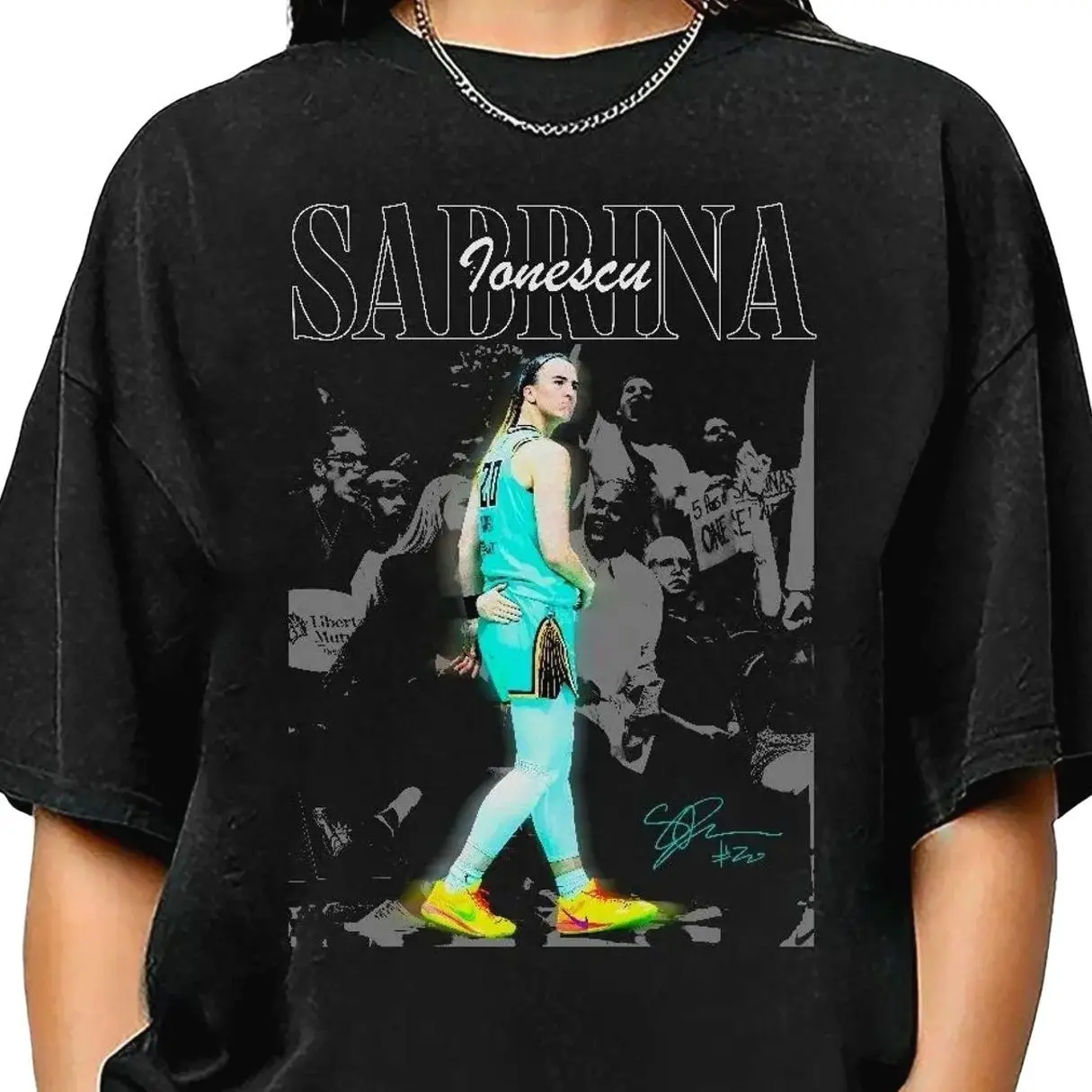 Sabrina Ionescu NY Women Basketball Graphic Shirt, Unisex Men & Women, Trendy Streatwear Gift