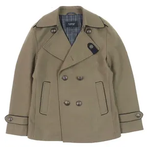 Pre-owned BURBERRY Others Small Leather Goods Black Label Double breasted Wool Nylon Jacket