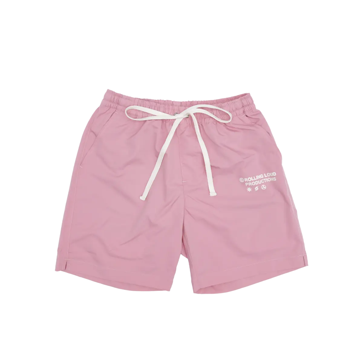 RL Productions Iridescent Pink Nylon Shorts