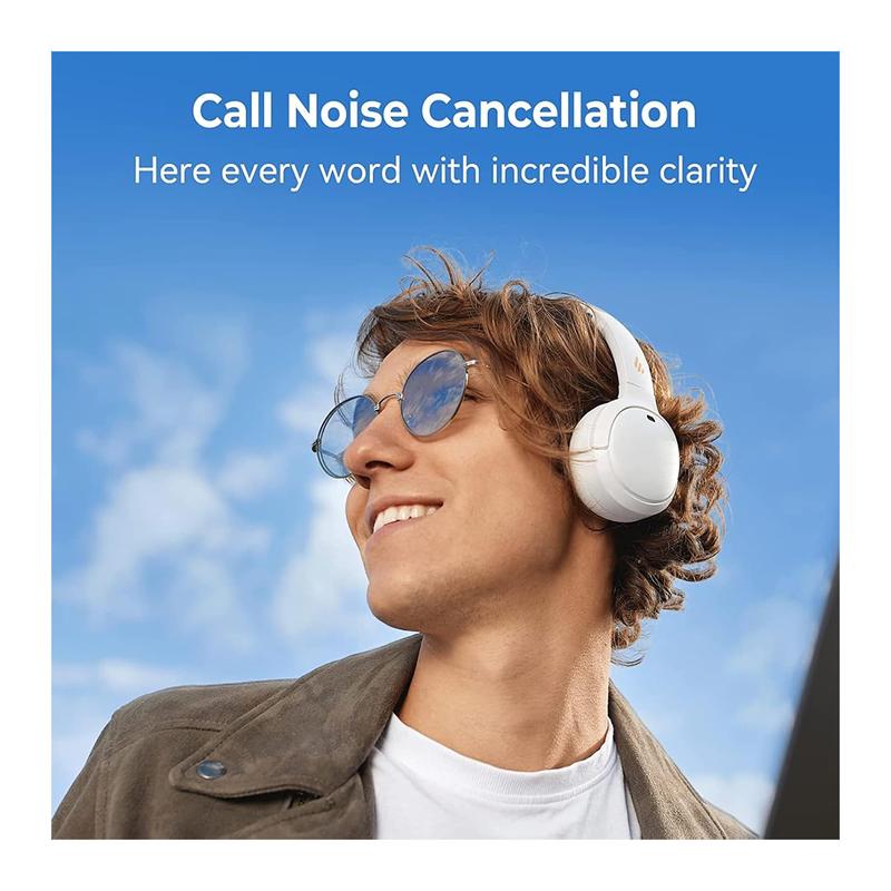 Edifier WH500 Wireless On-Ear Headphones with Foldable Lightweight Design and Solid Bass, Bluetooth Headset with Microphone, 40H Music Playtime and Custom EQ via App for Home Office Travel (Black) Electronic Audio headphones bluetooth