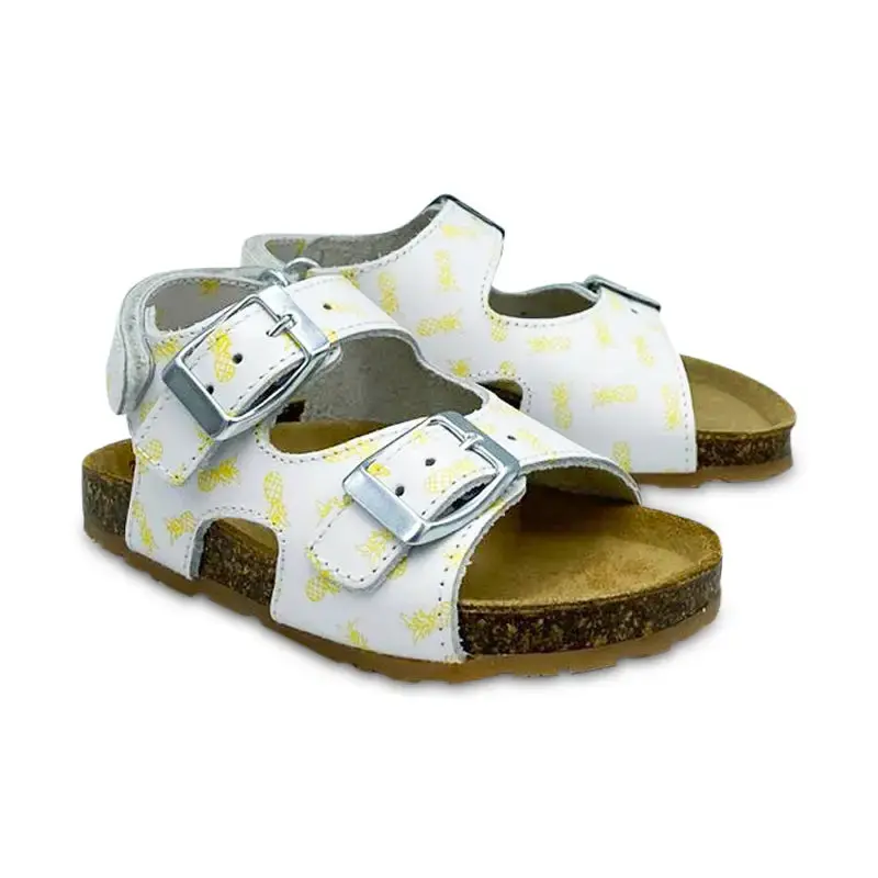 Confetti White Pineapple Print Sandal