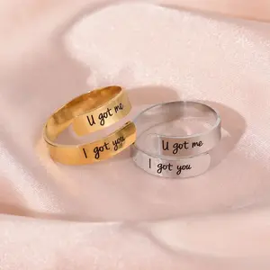 You Got Me I Got You Ring - Adjustable Matching Ring, K-Pop Fan Inspired Gift for Soulmates & Friends