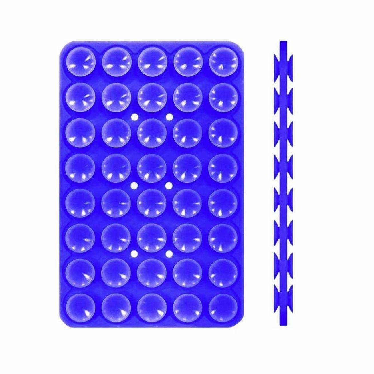 Silicone Suction Cup Phone Case Mount, 1 Count Double Sided Phone Holder Mount, Hands-Free Strong Grip Holder for Selfies and Videos, Phone Accessories