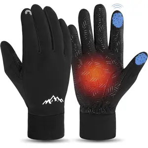 Winter Gloves for Men Women Warm Touchscreen Gloves for Cold Weather Cycling Driving Running Hiking Work Outdoor Active Heated Gloves Men