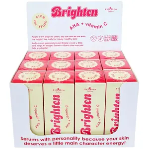 Italia Deluxe Brighten - Aha + Vitamin C - Wholesale Display 12 Units (400FS-03)