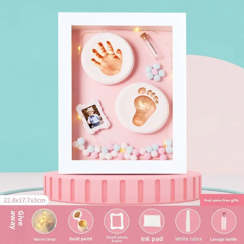 8-inch [Elegant Pink] Pom-Pom Style + Warming Lamp