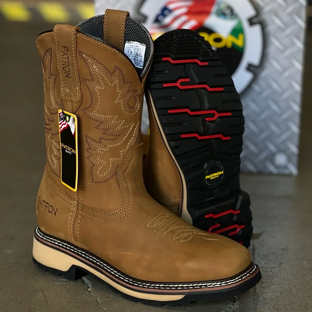 5700 Crazy Brown Patron Boots Mens work boots Botas de trabajo 5700 Crazy Brown Patron Boots Mens work boots Botas de trabajo