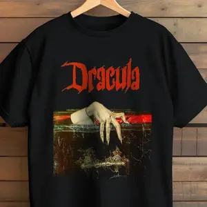 Vintage Dracula T-shirt, Vintage Halloween Shirt, Classic Horror Gift, Halloween Tee, Retro Horror, Literature Shirt, Book Lover Gift