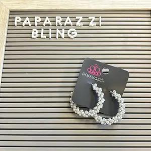 Stunning Hoops with Clustered Pearls