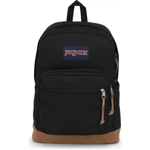 JanSport Right Pack Backpack - Durable Daypack with Padded 15" Laptop Sleeve, Spacious Main Compartment & Integrated Water Bottle Pocket - Black
